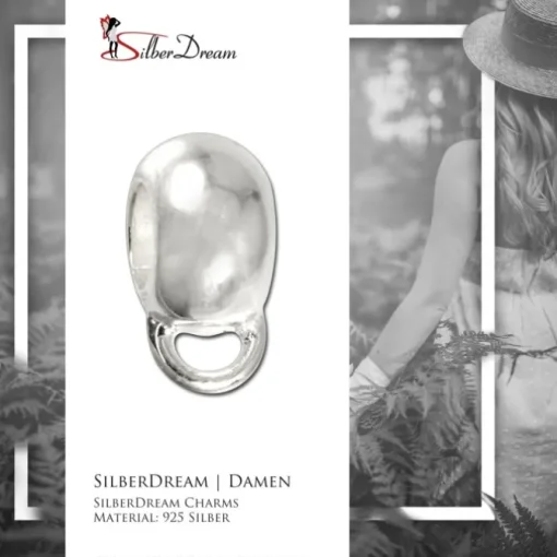SilberDream Sterling Silber Charms Ketten Verbinder rund FC0060