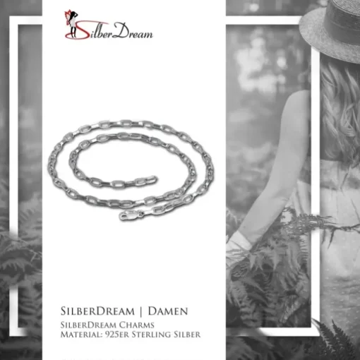 SilberDream Sterling Silber Charms Halskette 80cm Kette FC0025