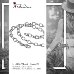SilberDream Sterling Silber Charm Bettel Halskette 70cm FC0124