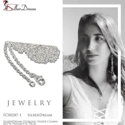 SilberDream Sterling Silber Charm Kette Halskette 70cm FC00287-1