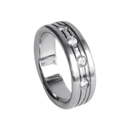 SilberDream Titan Ring Herren Damen Titanringe Gr.17 RXT4047
