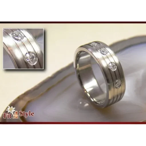 SilberDream Titan Ring Herren Damen Titanringe Gr.17 RXT4047