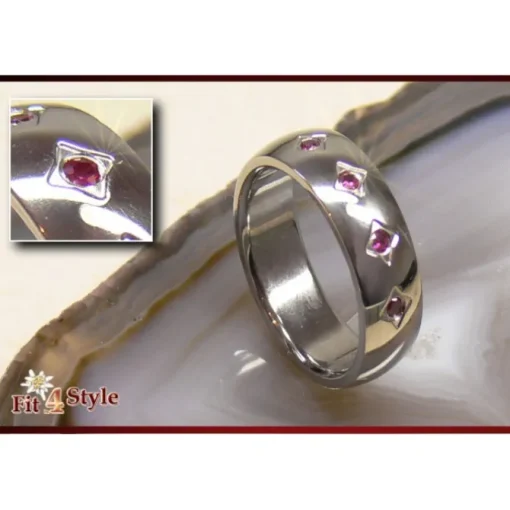 SilberDream Titan Ring Herren Damen Titanringe Gr.19 RXT4079