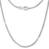 SilberDream Veneziakette rund 925 Silber Halskette 70cm Kette SDK20770
