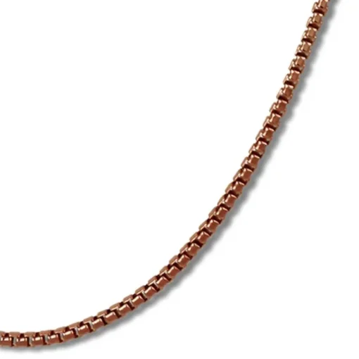 SilberDream Veneziakette rosevergoldet 925er Silber 45cm Damen Kette SDK27245E