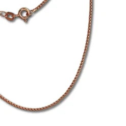 SilberDream Veneziakette rosevergoldet 925er Silber 70cm Damen Kette SDK27270E