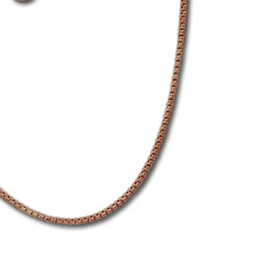 SilberDream Veneziakette rosevergoldet 925er Silber 45cm Damen Kette SDK27245E