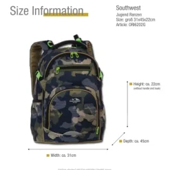 Southwest Ranzen Polyester olivgrün ORI6202G