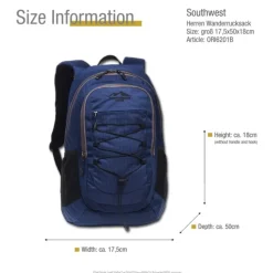 Southwest Wanderrucksack Polyester blau ORI6201B