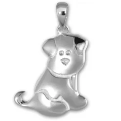 Teenie-Weenie Kettenanhänger Hündchen für Kinder 925er Silber SDH412J
