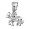 Teenie-Weenie Kettenanhänger Kleines Pferd für Kinder 925er Silber SDH8201J