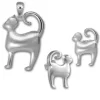 Teenie-Weenie Kinder Schmuck Set 925 Silber Kätzchen SDS4911J