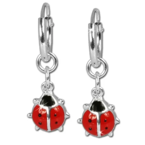 Teenie-Weenie Kinder Schmuck Set 925 Silber Marienkäfer SDS15