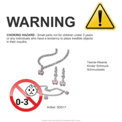 Teenie-Weenie Kinder Schmuck Set 925 Silber Schmetterling SDS17