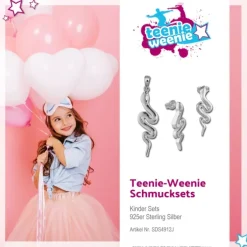 Teenie-Weenie Kinder Schmuck Set 925 Silber Schlange SDS4912J