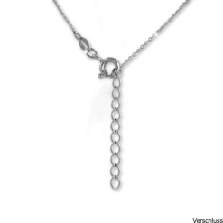 Teenie-Weenie Kinderkette Flügel-Herz Zirkonia pink 925 Silber SDK01738