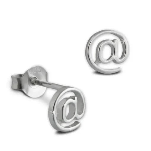 Teenie-Weenie Ohrstecker @ Zeichen 925 Silber Ohrring SDO8204J