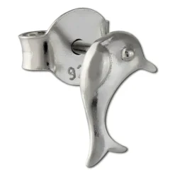 Teenie-Weenie Ohrstecker Delfin 925er Silber Kinder Ohrringe SDO402