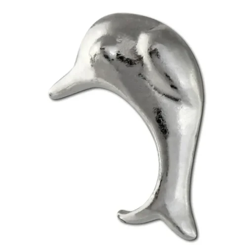 Teenie-Weenie Ohrstecker Delfin 925er Silber Kinder Ohrringe SDO402