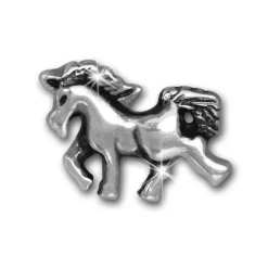 Teenie-Weenie Ohrstecker Einhorn 925er Silber Kinder, Damen Ohrring SDO8217J