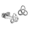 Teenie-Weenie Ohrstecker Gordischer Knoten 925 Silber Ohrring SDO8200J