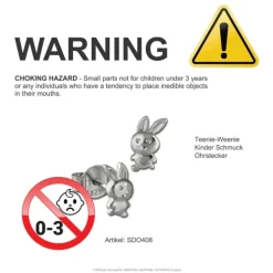 Teenie-Weenie Ohrstecker Häschen 925er Silber Kinder Ohrringe SDO408