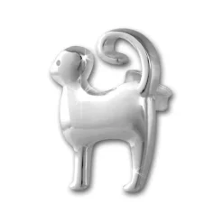 Teenie-Weenie Ohrstecker Katze 925er Silber Kinder, Damen Ohrring SDO4294J