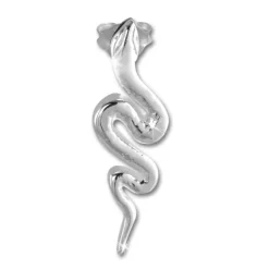 Teenie-Weenie Ohrstecker Schlange 925er Silber Kinder, Damen Ohrring SDO4296J