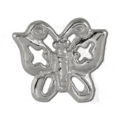 Teenie-Weenie Ohrstecker Schmetterling 925er Silber Kinder Ohrringe SDO407