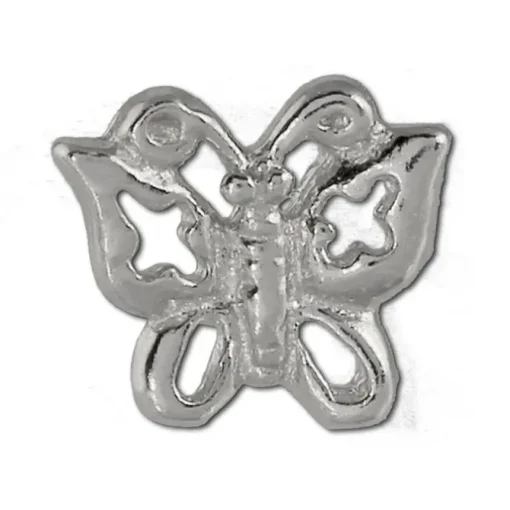 Teenie-Weenie Ohrstecker Schmetterling 925er Silber Kinder Ohrringe SDO407