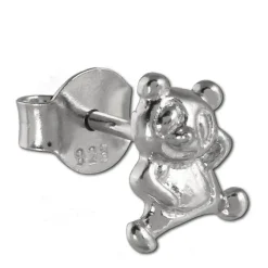 Teenie-Weenie Ohrstecker Teddybär 925er Silber Kinder Ohrringe SDO404