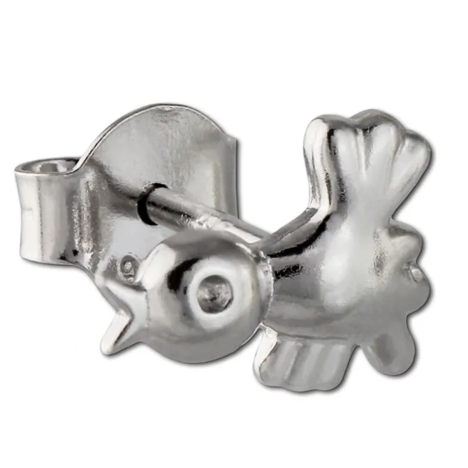 Teenie-Weenie Ohrstecker Vogel 925er Silber Kinder Ohrringe SDO409