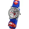 Tee-Wee Kinderuhr blau Feuerwehr 3D Kautschukband Kinder Uhren UW953B