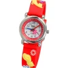 Tee-Wee Kinderuhr rot Katzen 3D Kautschukband Kinder Uhren UW243R