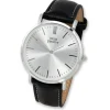 THINK positive Damen Herren Armbanduhr Fashion Analog Leder schwarz UTP7055S