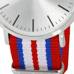 THINK positive Damen Herren Armbanduhr Casual Analog Quarz Textil/Nylon UTP3055R