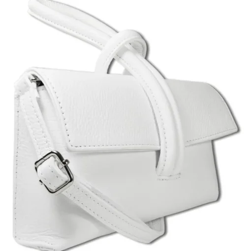 Toscanto Damen Abendtasche Leder Tasche weiß OTT834AW