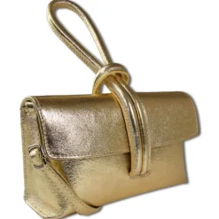 Toscanto Damen Abendtasche Leder Tasche gold OTT834AZ