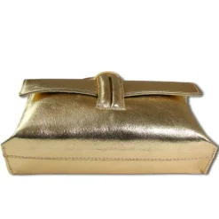 Toscanto Damen Abendtasche Leder Tasche gold OTT834AZ