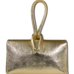 Toscanto Damen Abendtasche Leder Tasche gold OTT834AZ