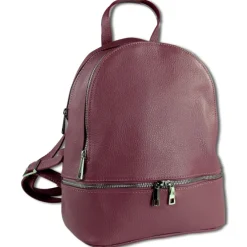 Toscanto Damen Cityrucksack Leder Tasche rosa OTT612RA