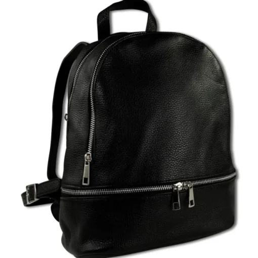 Toscanto Damen Cityrucksack Leder Tasche schwarz OTT612RS