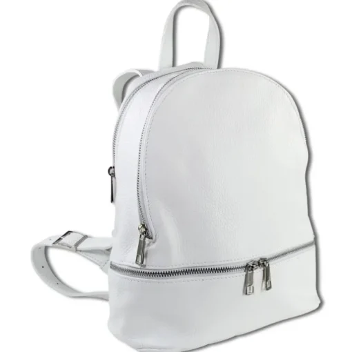 Toscanto Damen Cityrucksack Leder Tasche weiß OTT612RW
