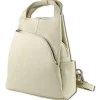 Toscanto Damen Cityrucksack Leder Tasche beige OTT613RC