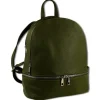 Toscanto Damen Cityrucksack Leder Tasche grün OTT612RG