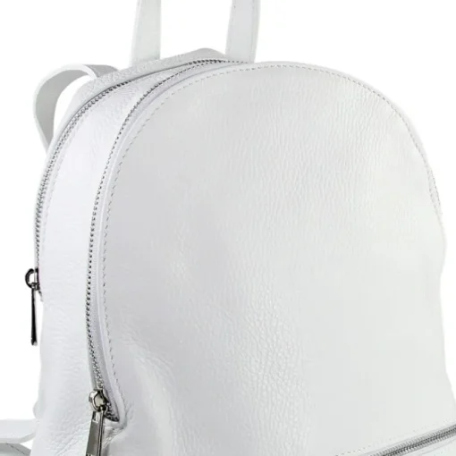 Toscanto Damen Cityrucksack Leder Tasche weiß OTT612RW