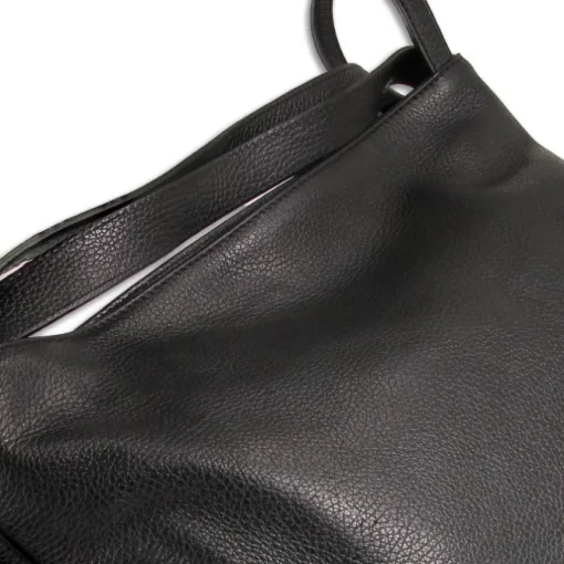 Toscanto Damen Cityrucksack Leder Tasche schwarz OTTM108SS