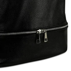 Toscanto Damen Cityrucksack Leder Tasche schwarz OTT612RS