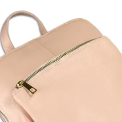 Toscanto Damen Cityrucksack Leder Tasche rosa OTT610RA