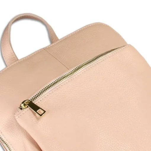 Toscanto Damen Cityrucksack Leder Tasche rosa OTT610RA
